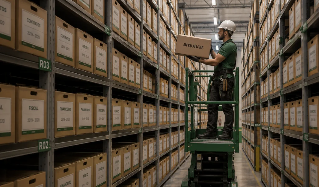 Guarda de documentos com rastreabilidade e gestão especializada de acervos empresariais