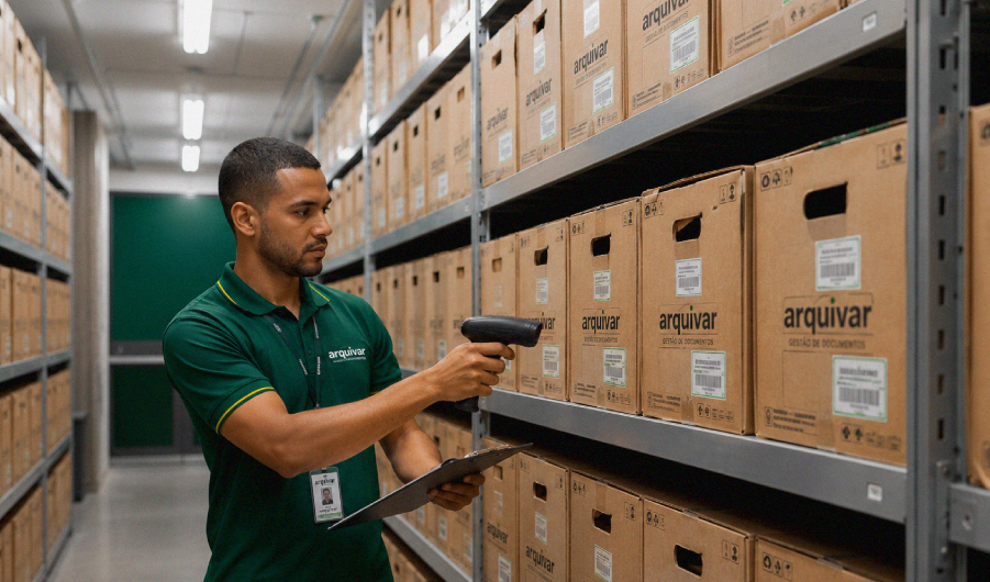 Gestão documental e organização de documentos físicos com a Arquivar