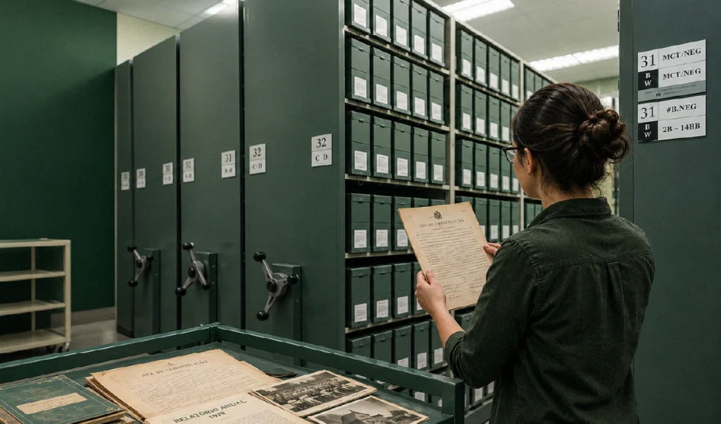 Exemplos de documentos que podem integrar um arquivo permanente