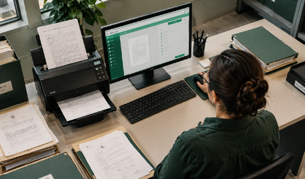 Preservação de documentos físicos e digitais em arquivo permanente